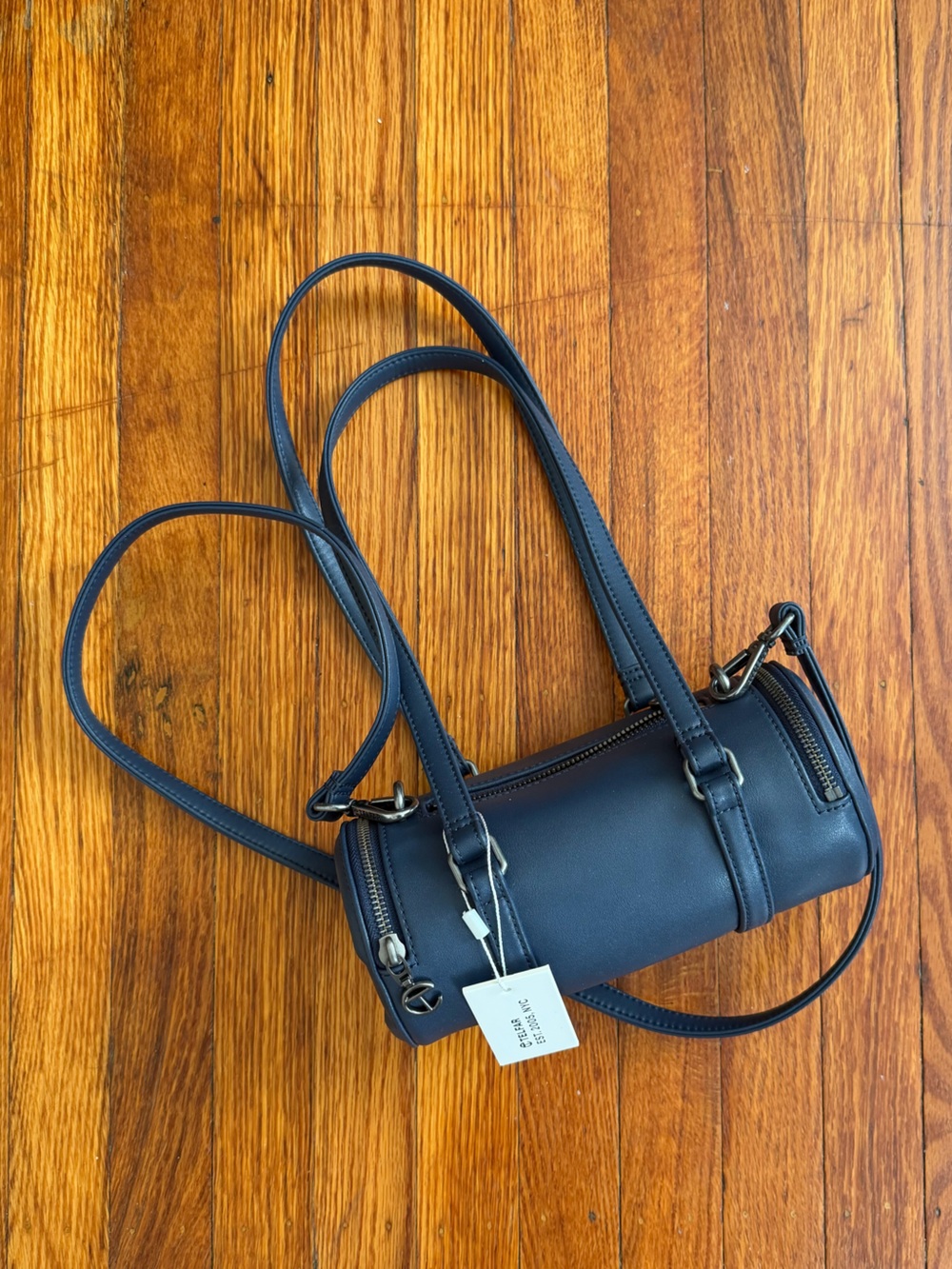 Telfar Small Navy Duffle Bag